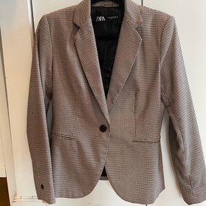 Zara Plaid Jacket Size S